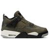 Детские кроссовки Air Jordan 4 Retro SE Craft GS Olive зеленые средне-оливковые бледно-ванильные FB9928-200