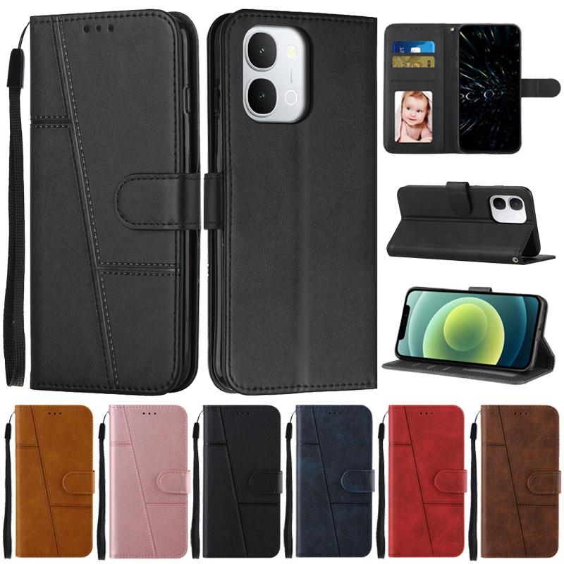 Для vivo Y31d Чехол Книжка Кошелек Чехол-книжка для Coque Vivo Y31D Чехол VIVOY31D Y 31D 2026 V2543 Кожаный Защитный Чехол для Телефона Fundas