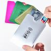 Anti-RFID Wallet Blocking Reader Bank Card Holder ID Credit Card Case Protection Metal Credit Card Holder Aluminium