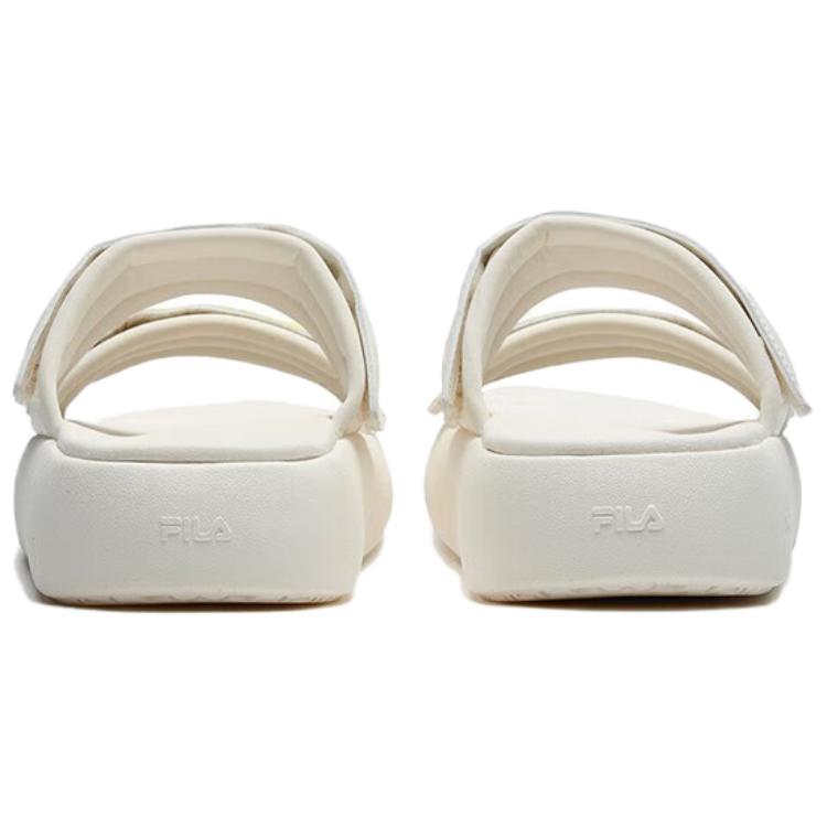 Fila Donut Fashion Casual Comfortable Versatile Anti-Friction Slide Sandals Women Footwear Off-White F12W221503IGB