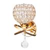 Crystal Wall Sconces Bedroom Wall Lamp Round Modern Bedside Wall Lights Dining Room Hallway Light