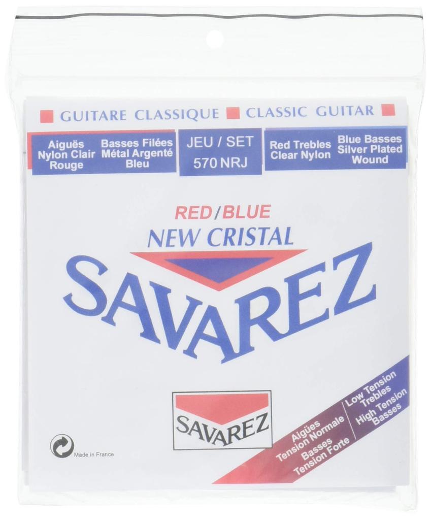 SAVAREZ Classical Guitar Strings New Crystal High Tension Set 570NRJ High
