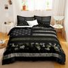 Starfish Conch Ocean Three-piece Quilt Cover 3D Digital Printing Bedding Set Bed Cover