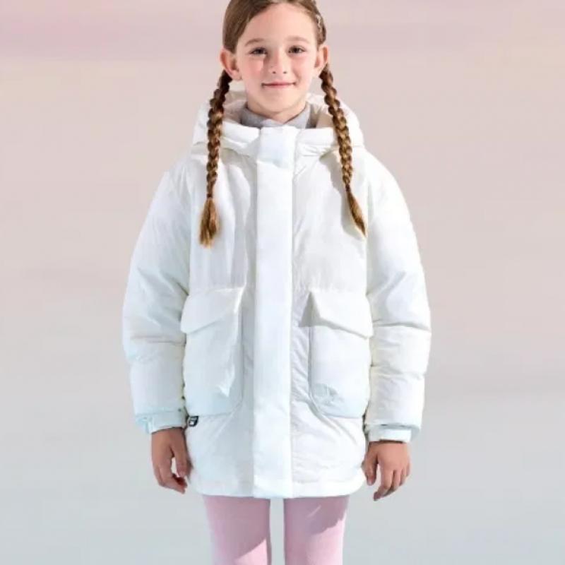 [fila Kids] Короткая толстовка с капюшоном Cloud Down Fk2djf4107x Owh q0zFk2djf4107xOwh