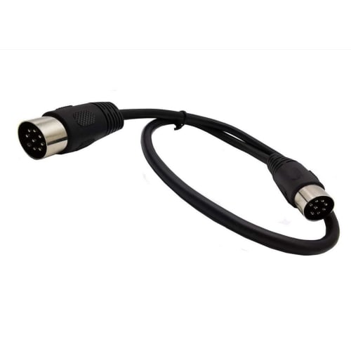 Rosebe DIN 8-Pin Connector, 8-Pin Male to 8-Pin Male MIDI Cable, DIN 8-Pin Speaker Cable Compatible, MIDI Extension Cable [50cm], DIN 8-Pin Signal Aud