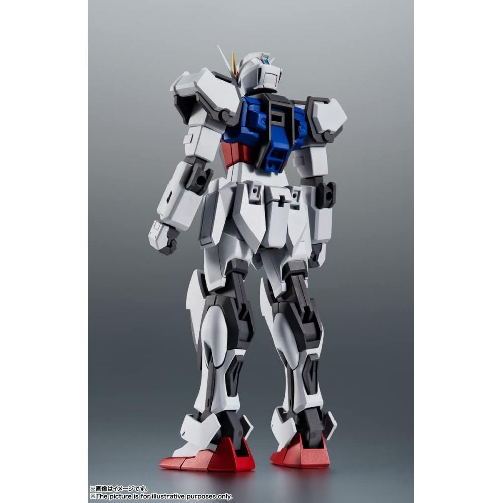 ROBOT Spirits SIDE MS Mobile Suit Gundam SEED GAT-X105 Strike Gundam ver. АНИМЕ. (Версия для перепродажи) приблизительно. Подвижная фигура толщиной 125 мм, окрашенная из ПВХ и АБС-пластика