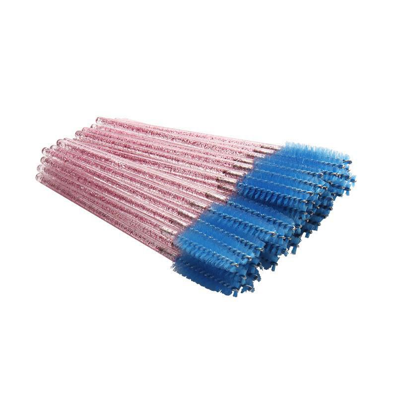 Disposable Crystal Rod Eyelash Extensions Brush - Spiral Curl Comb