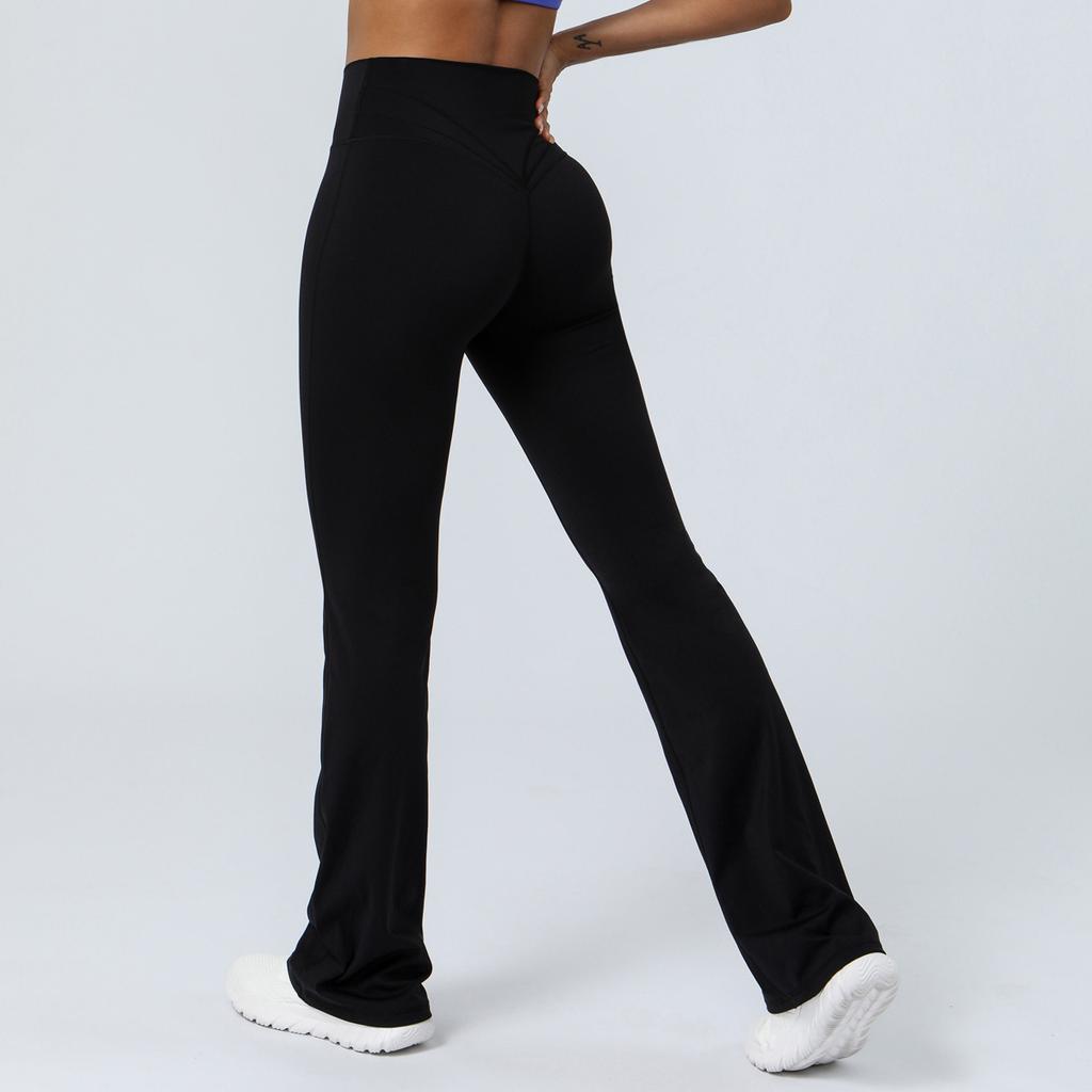 Yoga Pants Women Bottoms Sport Flare Pants Fitness Leggings Women Legging Tummy Control Running Tight