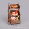 Miniature Mini Seafood Shelf Small Model Play House Toy Mini Simulation Scene Doll House Food Play Ornament