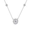 Zirconia Necklace for Women Pendant High-end Jewelry Fashion Girl Gift