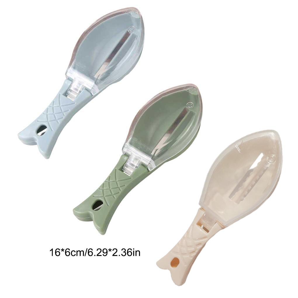 Home Restaurant Portable Fish Scale Remover Manual Labor-saving ABS Reusable Scales Scraper Scraping Tool Kitchenware