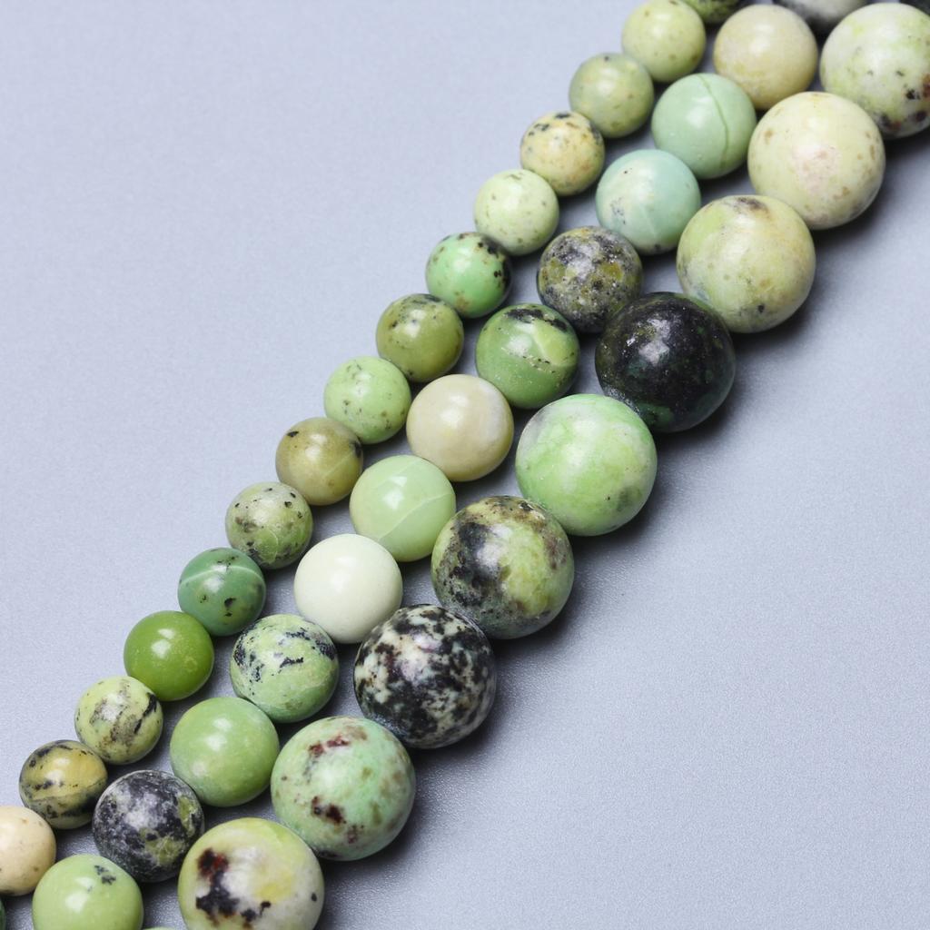 Home Party Supplies Loose Spacer Stone Beads 6 8 10mm Accessories Round DIY Australian Jades Beads Natural Jewelry Making Bracelet 20/30pcs