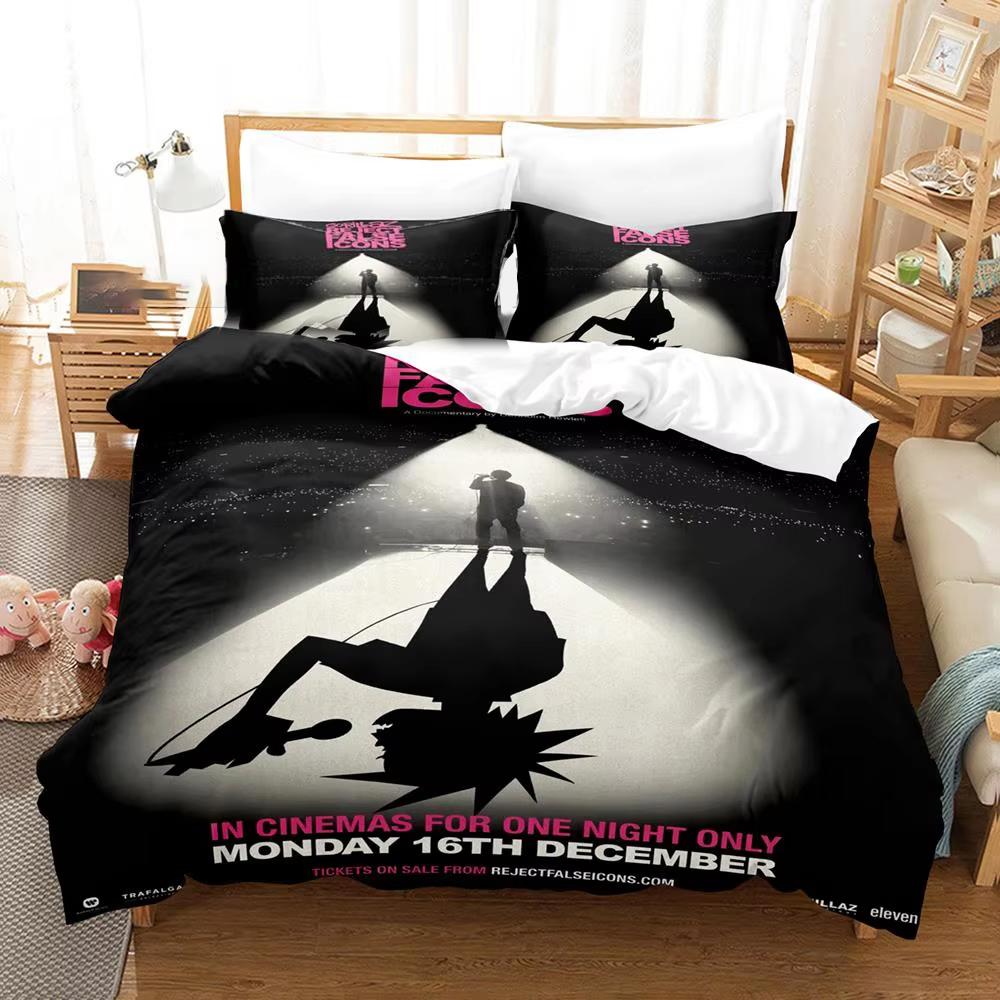 Music Band Gorillaz Bedding Set Anime Duvet Covers Double Bed Twin Size Bedding Quilt Cover Cartoon Children'S Bed Set For Home