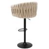 Hoker Barowy Cofton Black Beżowy Velvet