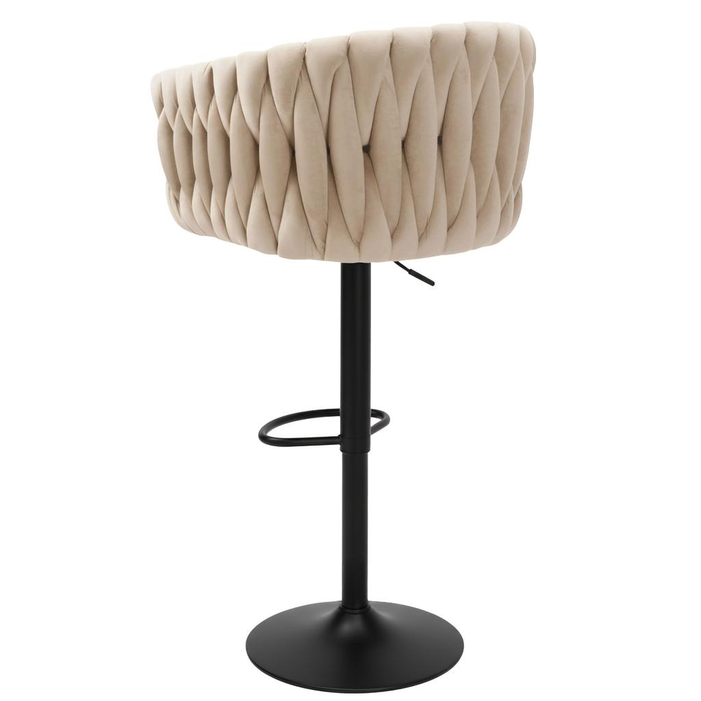 Hoker Barowy Cofton Black Beżowy Velvet