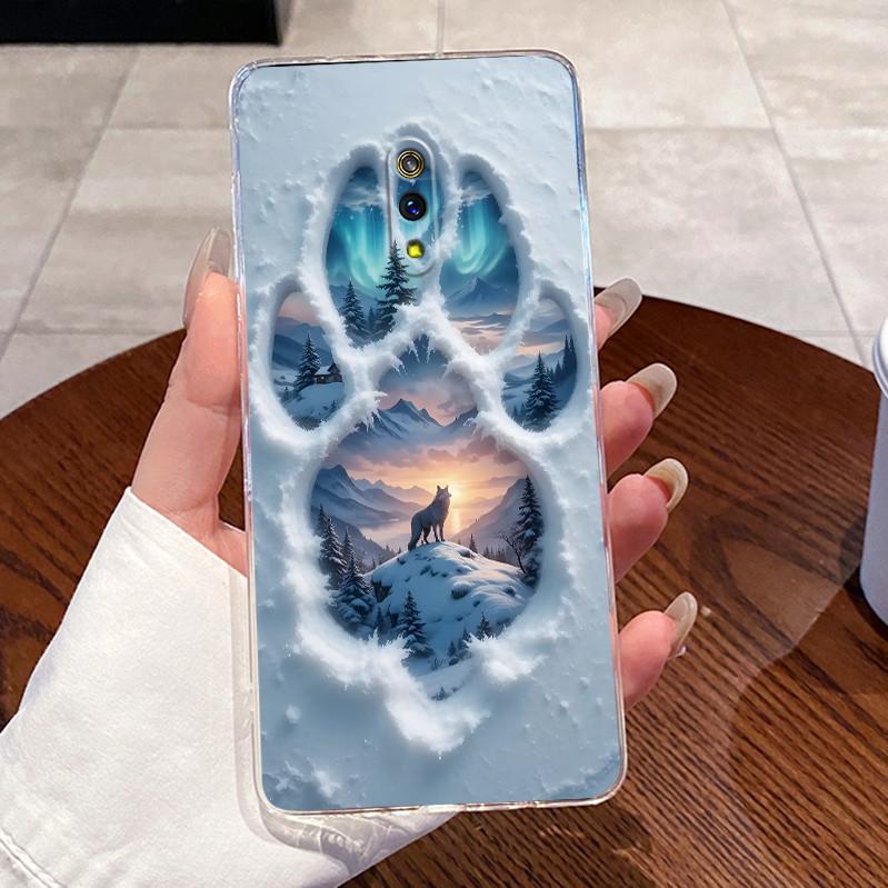 Чехол для OPPO K3 / Realme X RMX1901 RMX1903 Прозрачный Роскошный Милый Сердечко Кролик Забавный Чехол для Телефона Мягкий Силикон ТПУ Задняя Крышка