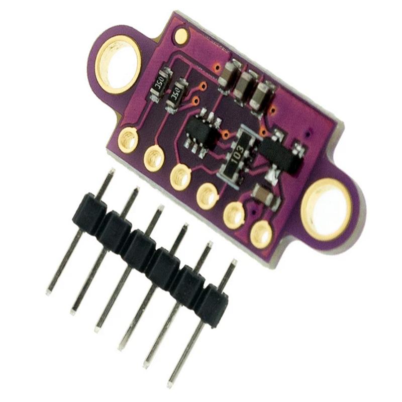 VL53L0X Время полета (ToF) Лазерный дальномерный датчик 940 нм GY-VL53L0XV2 Лазерный модуль измерения расстояния I2C IIC 25 мм*10,7 мм
