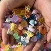 20/40/80 миниатюрных фигурок животных из смолы, некоторые из которых светятся, идеально подходят для DIY-украшений и декора чехлов для телефонов