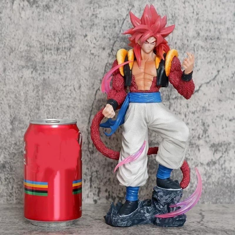 Seven Dragon Balls Super Saiya People Super Four Understanding Jita Sun Wukong Special Effect Anime Hand Made Model Ornament