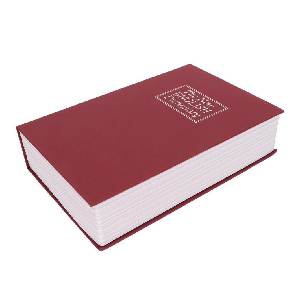 Book Safe Stainless Steel Liner Decorative ABS Material Humanized Design Protective Soft Touch