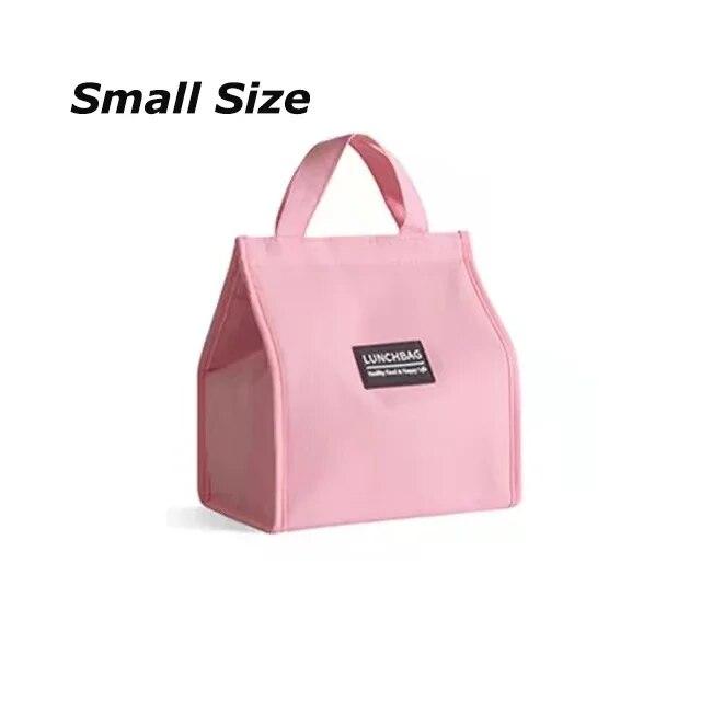 Students Convenient Lunch Box Bags Tote Food Container Bag Oxford Lunch Bags Fresh Cooler Thermal Cooler Pouch for Office