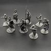 1pcs Ancient Spartan Rome Soliders Figurines Miniatures Vintage Metal Soldiers Statue Desktop Ornament Gift