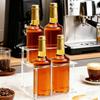 Step Shape 2 Tier Syrup Rack Acrylic Clear Syrup Organizer Syrup Bottle Holder  Restaurant Display