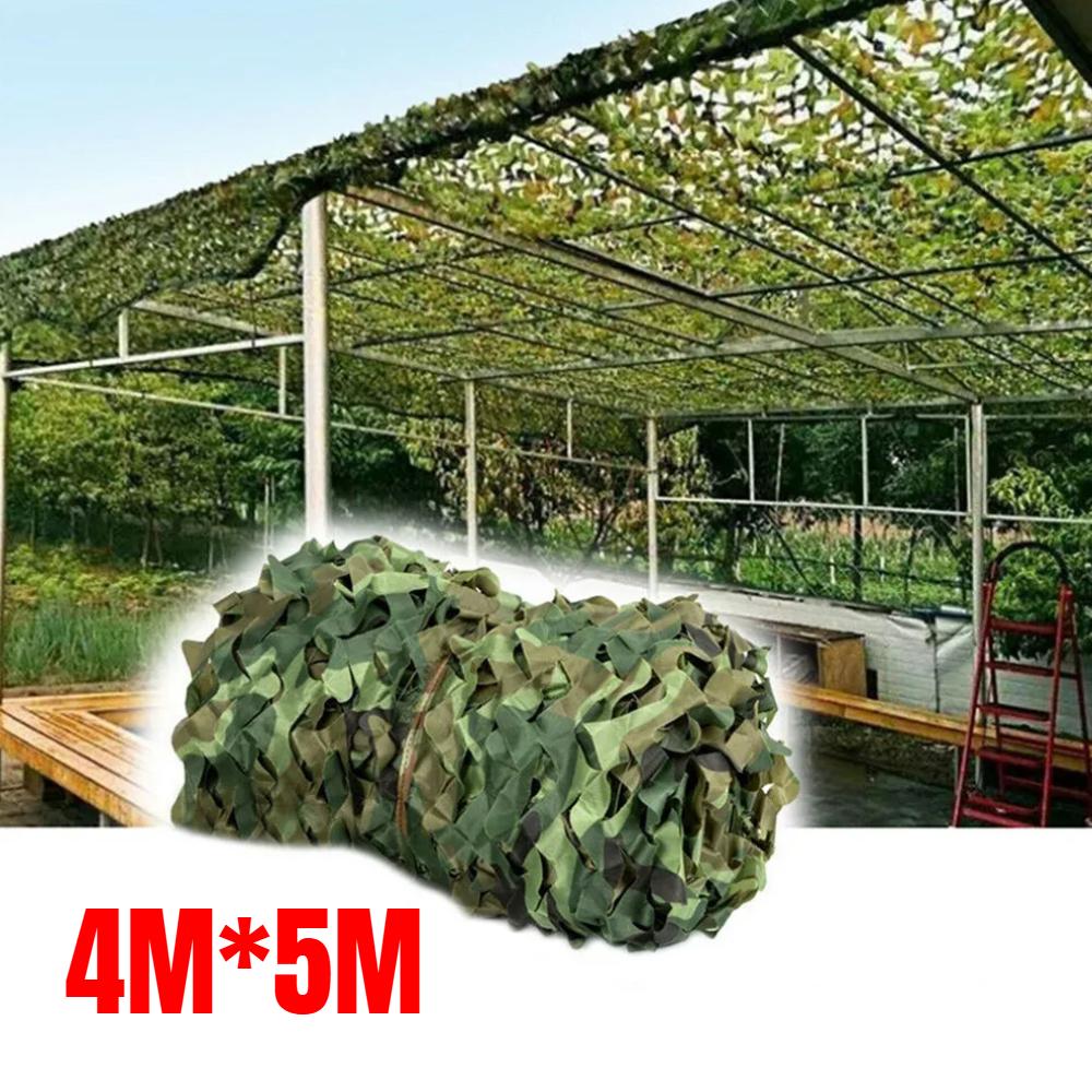 3x5 м 4x6 м Камуфляжная сетка Рулон для оптовой продажи Теневая сетка для Охоты Лесных Тренировок Кемпинга Чехла на Автомобиль Пейнтбола Наблюдения за Птицами