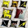 Горячий S-сезоны M-metallica 72 Наволочка Квадратная Двусторонняя Печать Короткий Плюш Чехол для Подушки Дивана Спальня Прикроватная Подушка