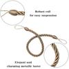 1Pc  Curtain Ropes Tiebacks Tie-Backs Curtain Handmade Holdbacks Clip Buckle Rope Home Decorative Room Accessories Curtain Tieback