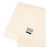 BUYER Pure Cashmere 100% Scarf Solid Thick Large White FT30L-Wa (Scarf)