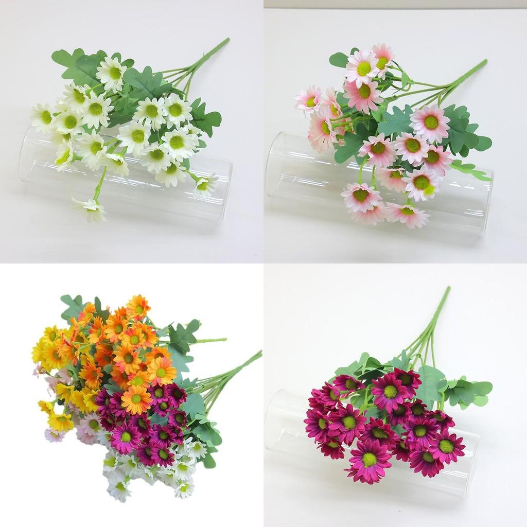 Miniature Faux Chamomile Flower Arrangement For Wedding Centerpieces Photo Shoots Home Decor