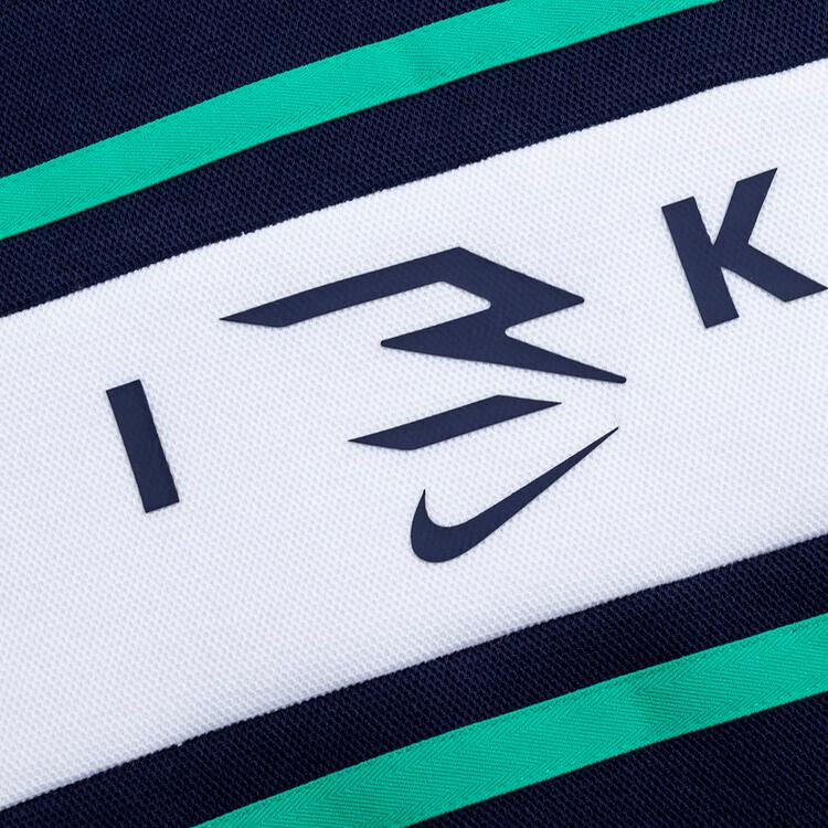 Nike Свитер с буквенным принтом, реглан, повседневный, универсальный, с длинным рукавом, детская толстовка, цвет индиго, NY2412085GS-002