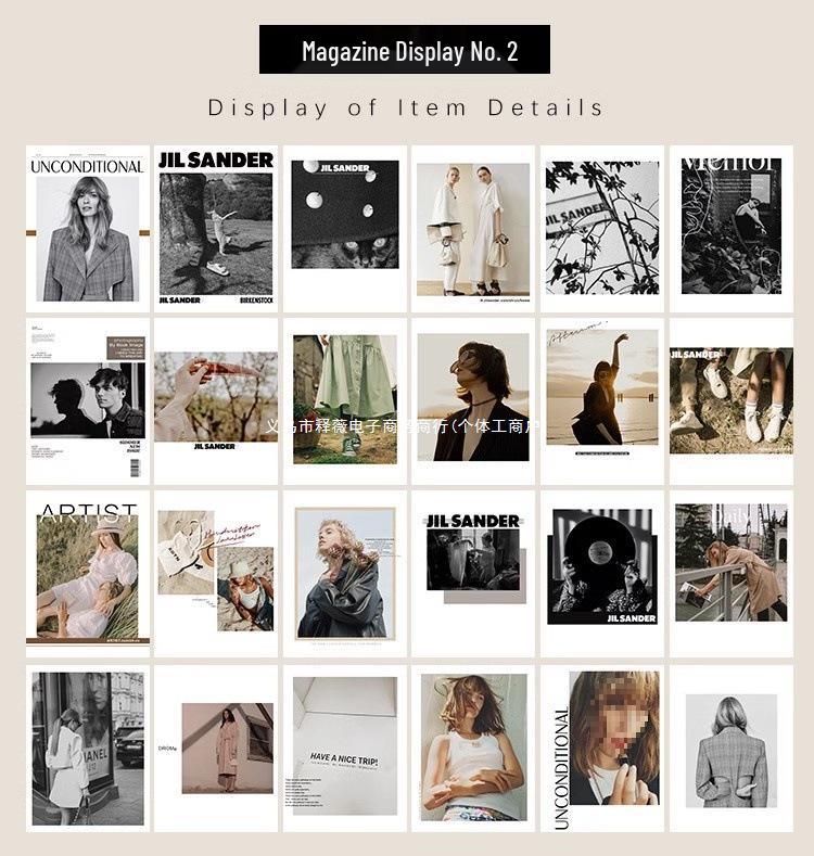 Блокнот в английском стиле: Обложка модного журнала и реквизит для макета сцены