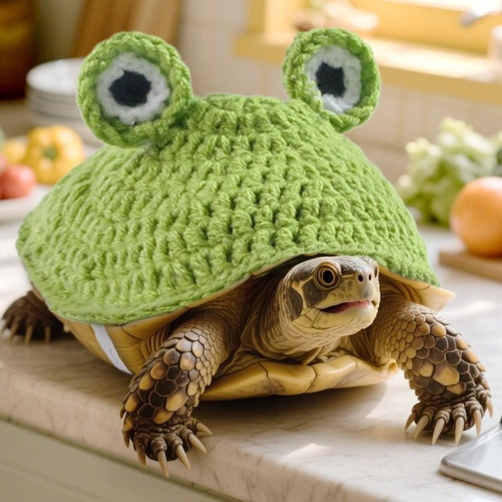 Cartoon Turtle Sweater Knitted Turtle Costume Funny Pet Turtle Outfit  Halloween Party