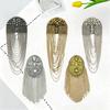 Zinc Zinc Alloy Tassel Epaulettes Rhinestone Shoulder Mark Classic Shoulder Board  Choir Performance