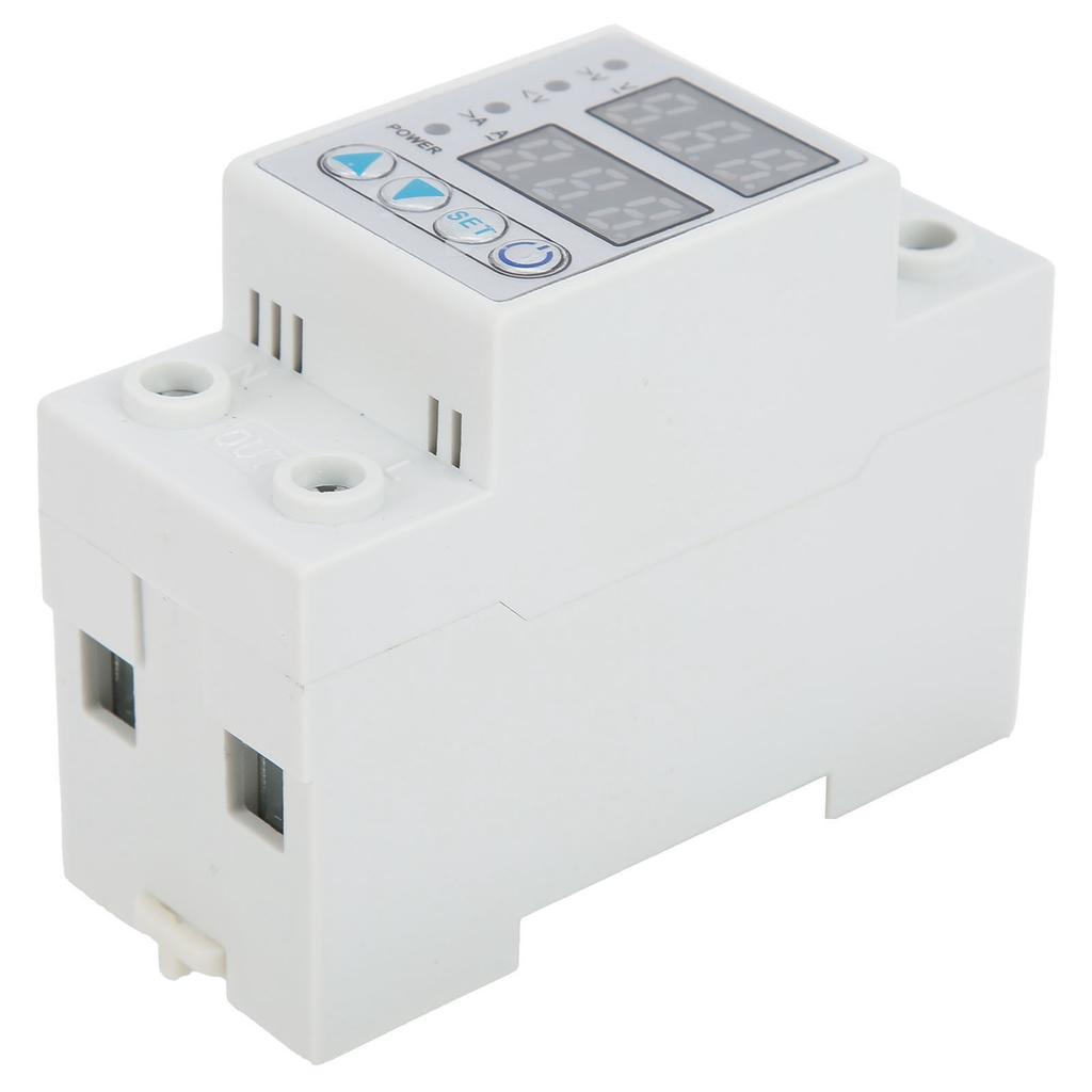 Защита от перенапряжения и пониженного напряжения, светодиодная, регулируемая, самовосстанавливающаяся, защита от тока переменного тока 220 В