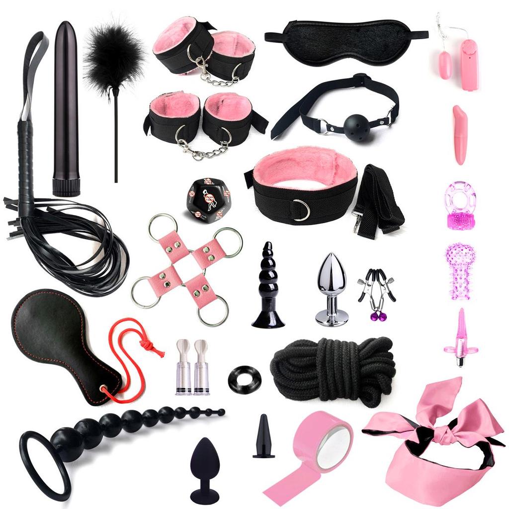 BDSM Accessory Set: Cross-Border Adult Collection with Anal Plug and Sex Toys
