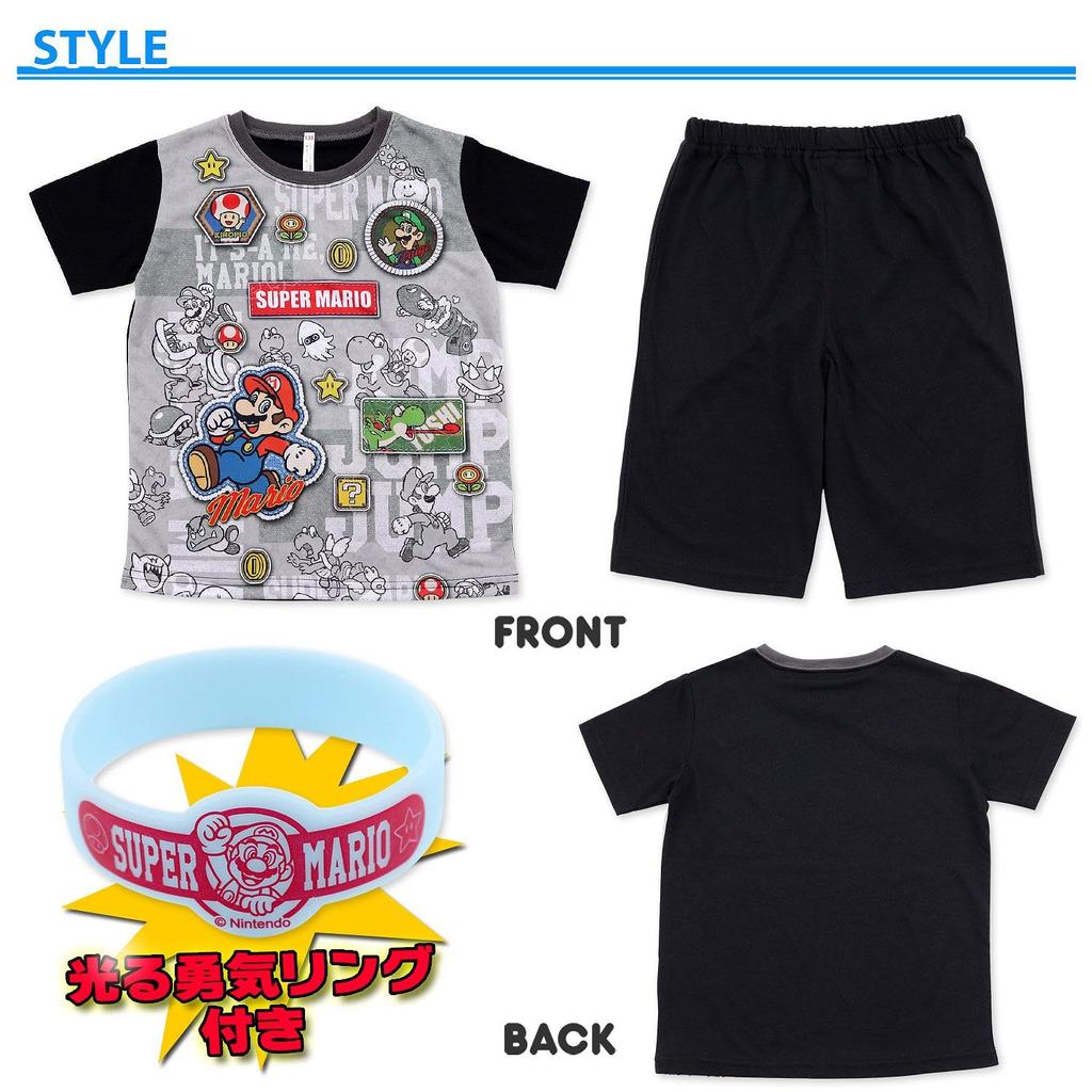 Пижама Супер Марио Луиджи Йоши Боузер Товары для Nintendo Switch Пижама с коротким рукавом Хлопковая смесь Пижамный комплект для мальчиков Пижама Шорты Пижама для мальчиков Игра