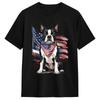 Merica Boston Terrier T Shirt Trendy Cool T Shirts Short Sleeves Y2k Retro Tshirt Summer Cotton Oversized Tees