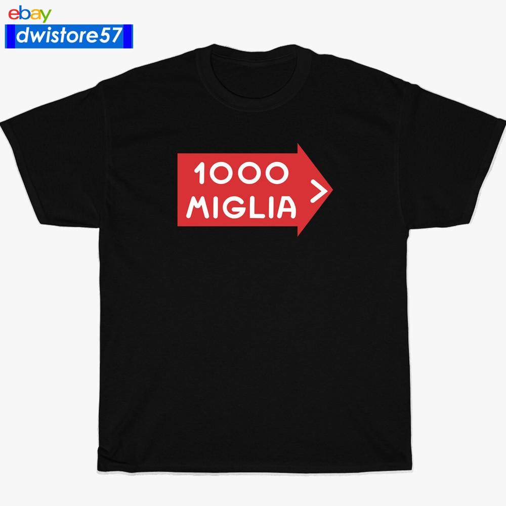 Новая футболка Mille Miglia с логотипом. Много цветов. Размеры от S до 5XL. Сделано в США. Унисекс.