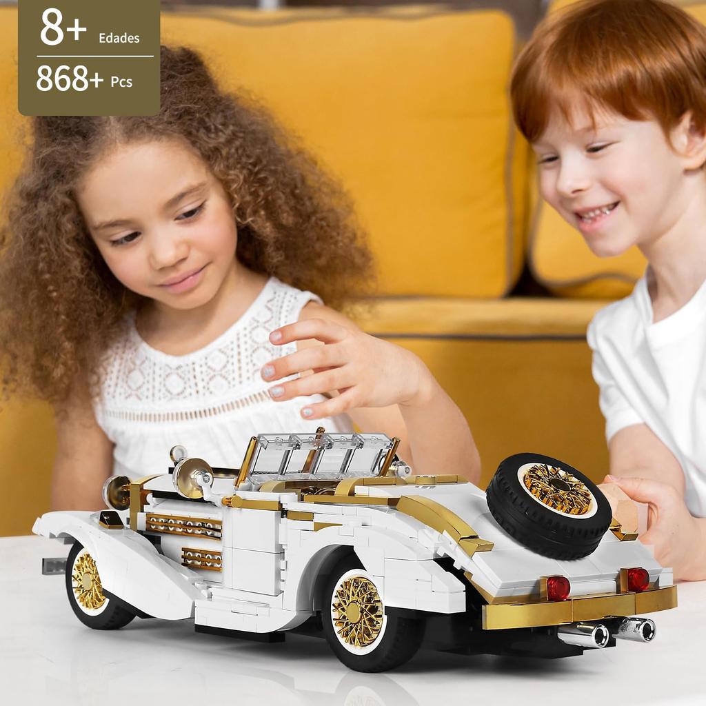 Mold King 10003 набор блоков для сборки модели автомобиля старика, различные творческие технологии K 500 набор блоков для сборки автомобиля отца, создайте свой собственный блок для гоночного автомобиля (868