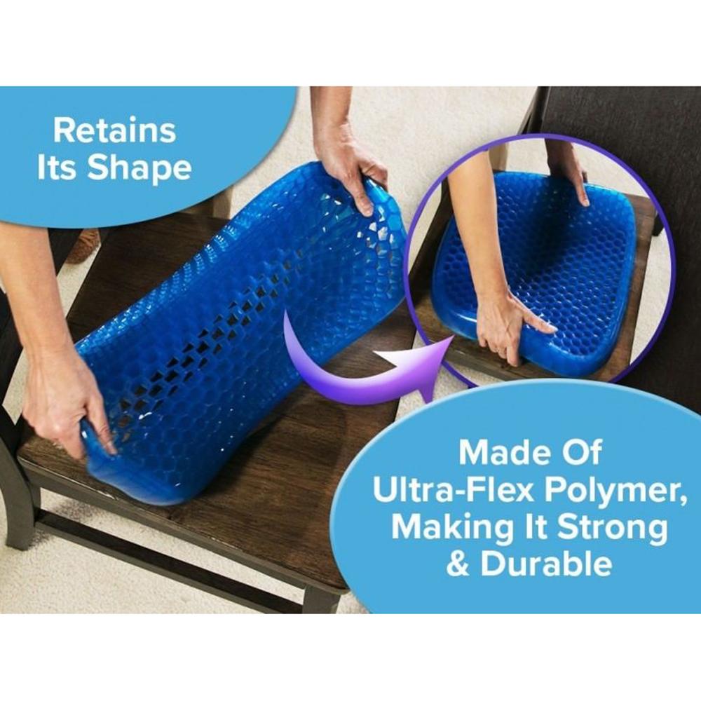 Gel Sitter Seat Cushion Flex Breathable Office Pain Relieve Cushion Egg Sitter Comfortable Honeycomb Support Cushion