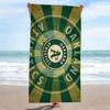 Oakland Athletics Print Beach Towel, Large Soft Quick Dry Towel for Beach Camping Swimming