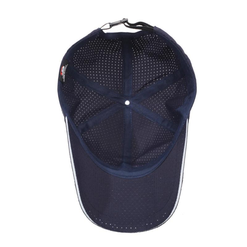 Summer Quick-Drying Sun Hat Men's Breathable Cap Multifunctional Reflective Strip Thin Baseball Cap