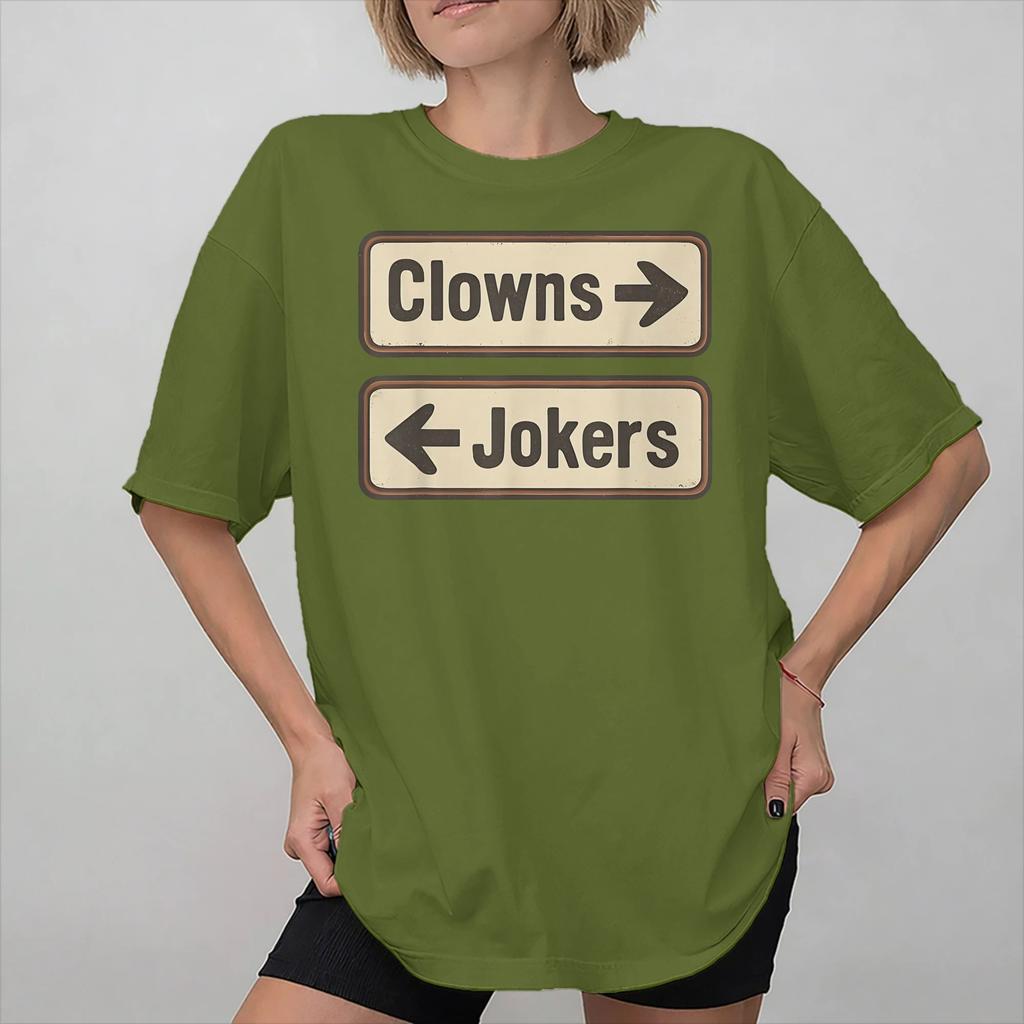 Direction Clowns To The Left Jokers To The Right Merch Unisex Unisex Summer Fashion T Shirt Cotton Tee Printed Tshirt Clothes
