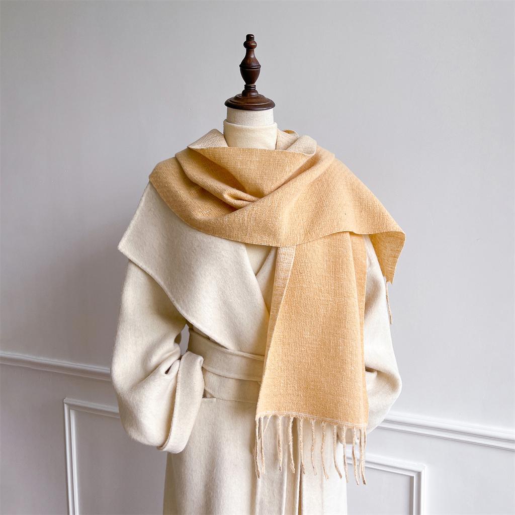 Luxury Brand Cashmere Women Plaid Scarf Winter Warm Shawl and Wrap Bandana Pashmina Female Foulard Square Thick Blanket Poncho