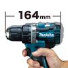 Makita DF002GRDXB Cordless Driver Drill 40V max with 2 and Case (Black) 2.5Ah Batteries, Charger,