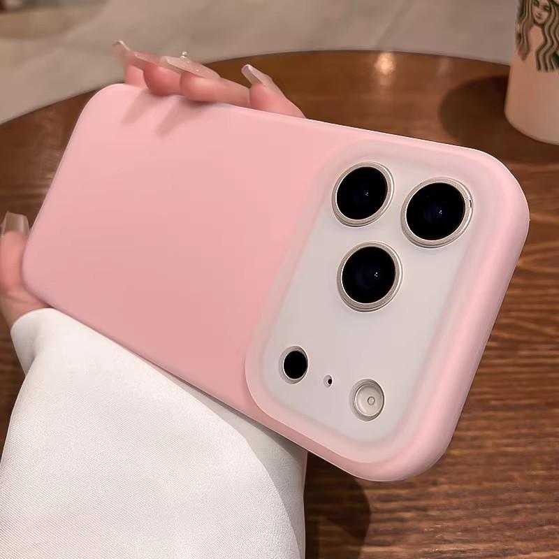 Защита камеры Гелевый Силиконовый Мягкий Матовый Чехол Для iPhone 17 16 15 14 13 12 Pro Max Конфетный Ударопрочный Мягкий Утолщенный Чехол