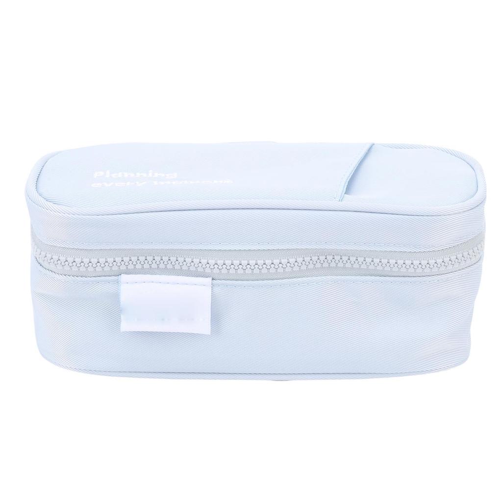 Large Capacity Flip Pen Bag Memory Fabric Vibrant Color Inner Pocket Pencil Holder for School Office Traveling